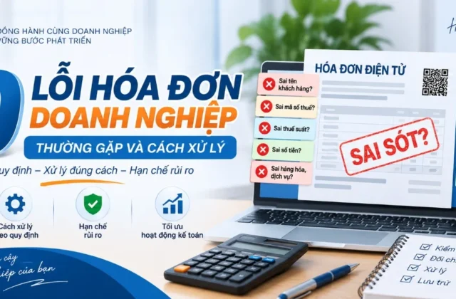 10 lỗi hóa đơn doanh nghiệp thường gặp và cách xử lý