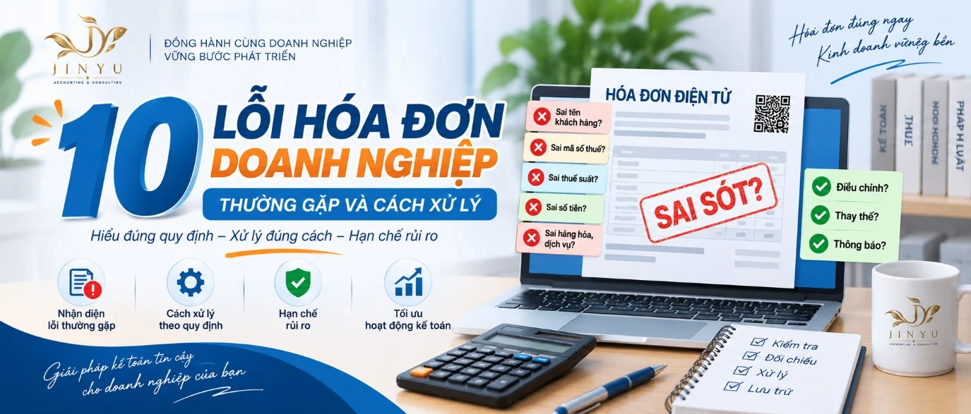 10 lỗi hóa đơn doanh nghiệp thường gặp và cách xử lý