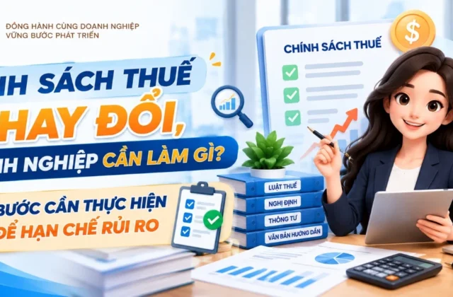 Chính sách thuế thay đổi, doanh nghiệp cần làm gì? 7 bước cần thực hiện để hạn chế rủi ro