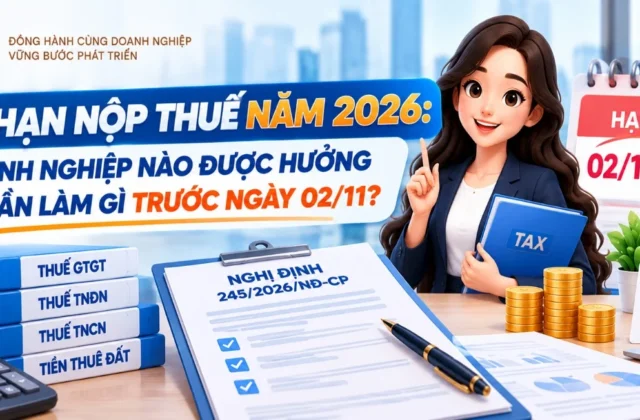 Gia hạn nộp thuế năm 2026 theo Nghị định 245/2026/NĐ-CP: doanh nghiệp nào được hưởng và cần làm gì trước ngày 02/11